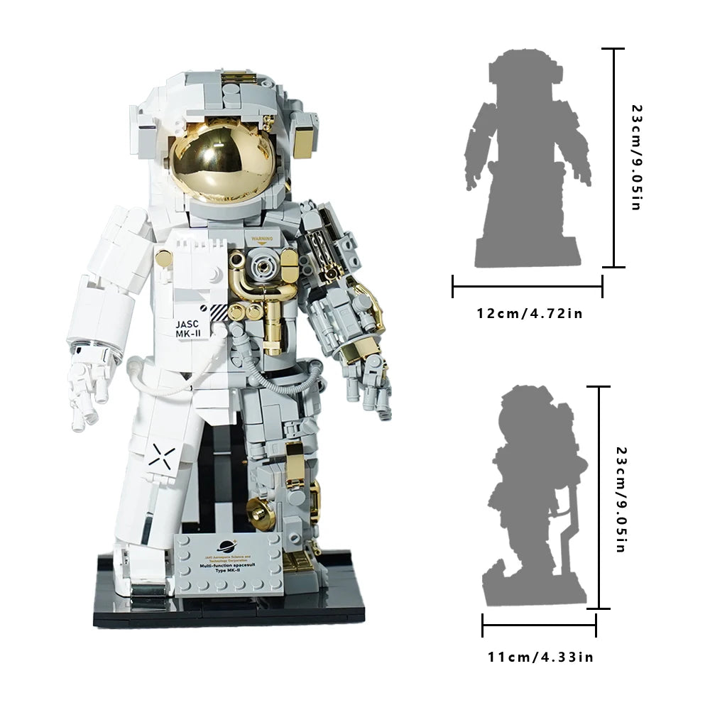 POSHIO™ - Kostičkový astronaut